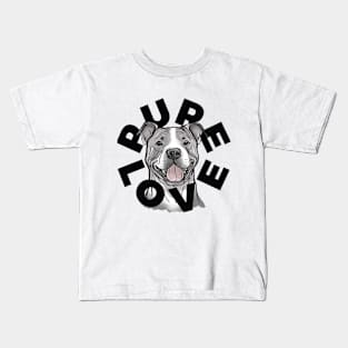 Pitbull Pure Love Kids T-Shirt